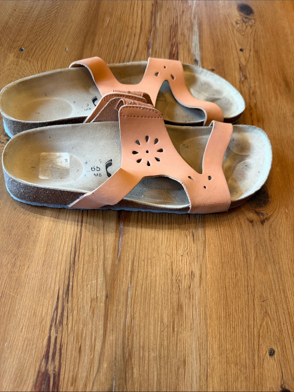 Birkenstock Women's Betula Zara Floral Orange Sandals